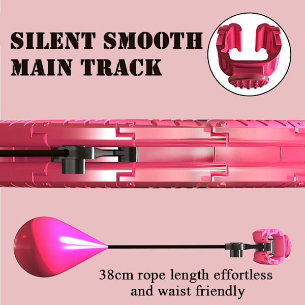 Viktad Infinitys-båge för kvinnor Slitstark fallsäker Silents-båge för hemmaträning Pink