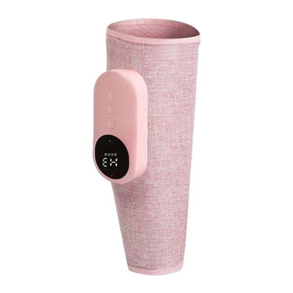 Elektrisk Hot Compress Ben Massager Bärbar lätt kalv Massager Pad För Kvinnor Män Pink 1pcs