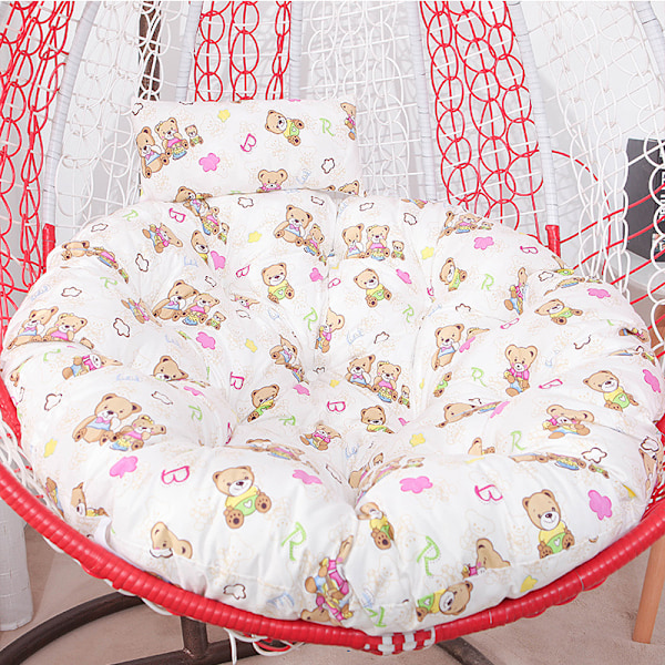 Tjockad Papasan stolkudde Bekväm hängande stolskudde Hängmattor Swing Pad för inomhus utomhus Big Red cushion 115cm