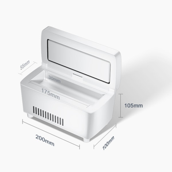LCD insulin litet kylskåp Exakt temperaturkontroll insulintermostat för utomhusbruk A