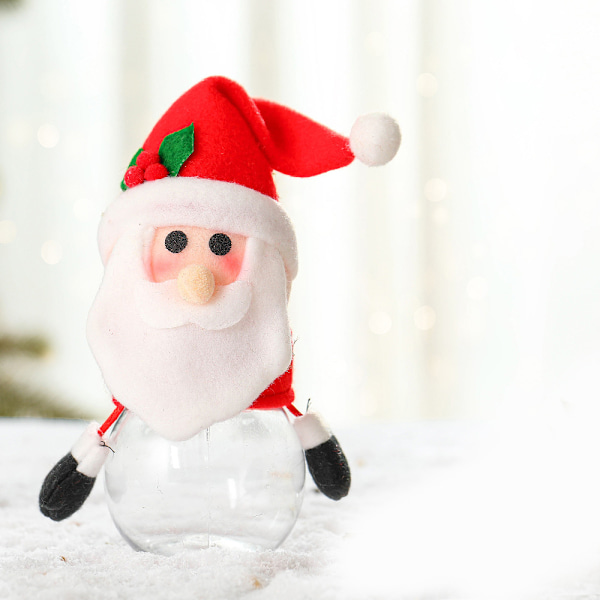 Christmas Cookie Treat Burk Plyschdocka Klar Socker Godis Snack Container Festival Party Hemprydnad Barns Stuff Present Penguin