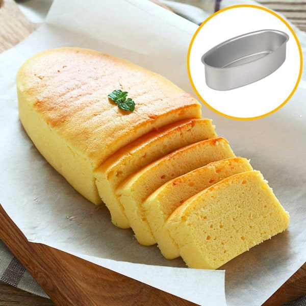 Oval form tårtform Non-stick aluminiumlegering form Bröd Brödformar Bakformar för hem kök bageri