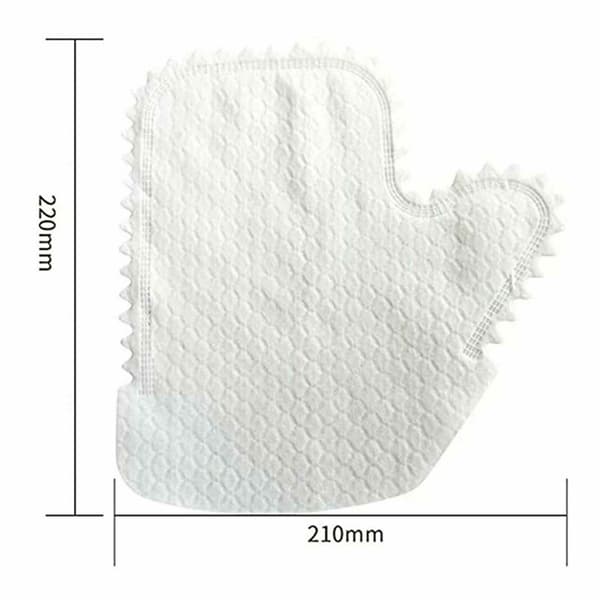 Vit Microfiber Damm Handskar Rengöring Dammuppsamlare Vantar Disponibel Dammdukar 40pcs