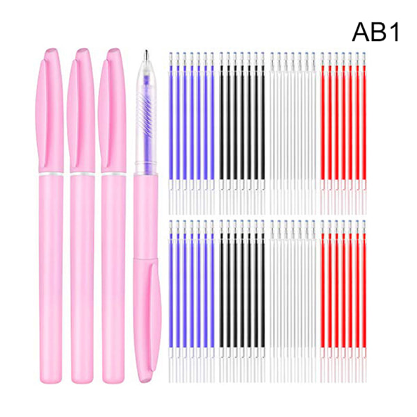 Värmeruderbar märkpenna Magic Secret Marker med refill bläck för tyg Läder kläder sömnad AB1
