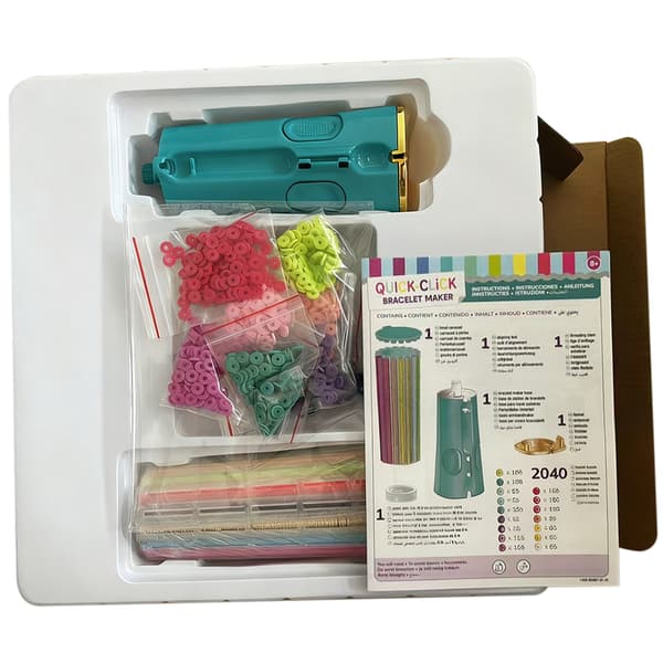 Make-It-Real Swift Clicks Armbåndsmager Quick-Click Armbåndsmagersæt til piger 8-12 Cool Armbåndsmagermaskine Type C