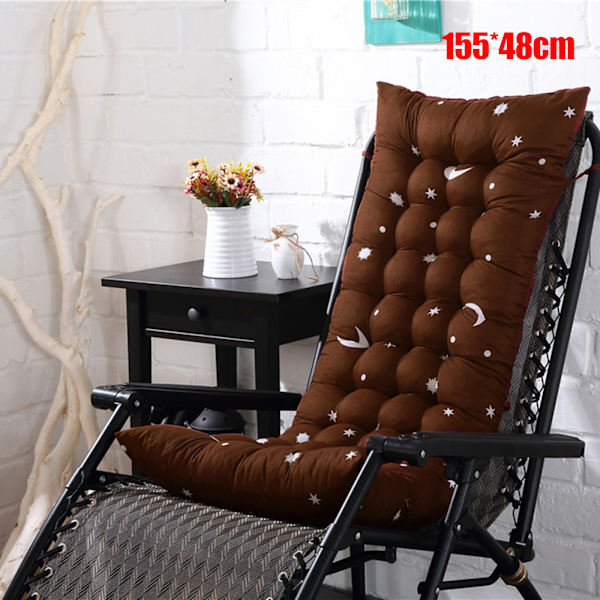 Long Cushion Recliner Gungstolsdyna Tjock Sittdyna Rotting Stol Soffmatta För Hem Bil Hotell Xingyue Coffee C