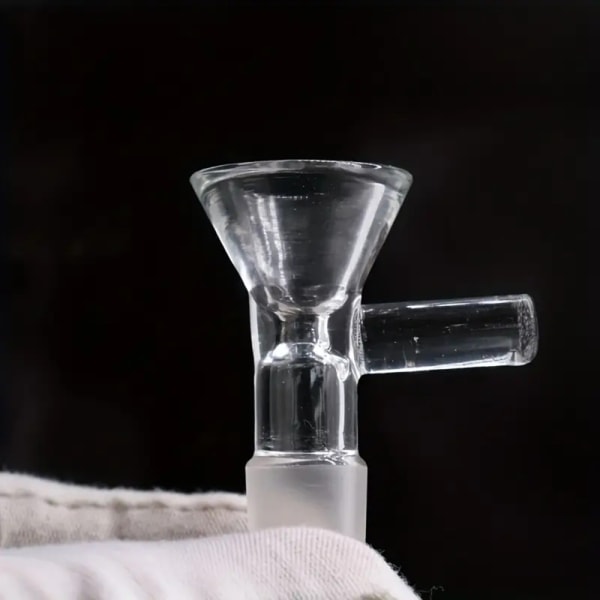 Mini tratt Form Rökning Glaspipa Multifunktionsglas Bongs Rör Rökning Tillbehör 14mm 3pcs