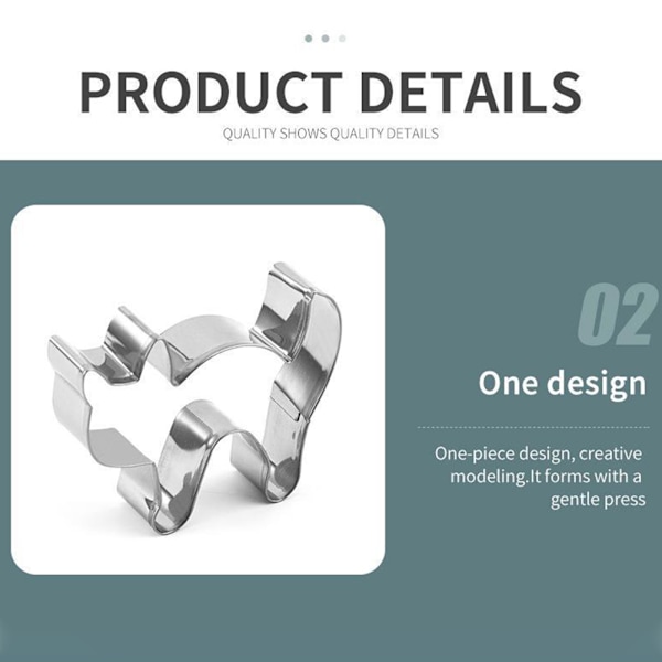 Mini Keksformar Set 3D Mini Marsipan-Keks Pressbara Schabloner Återanvändbara Keksstämplar One Set