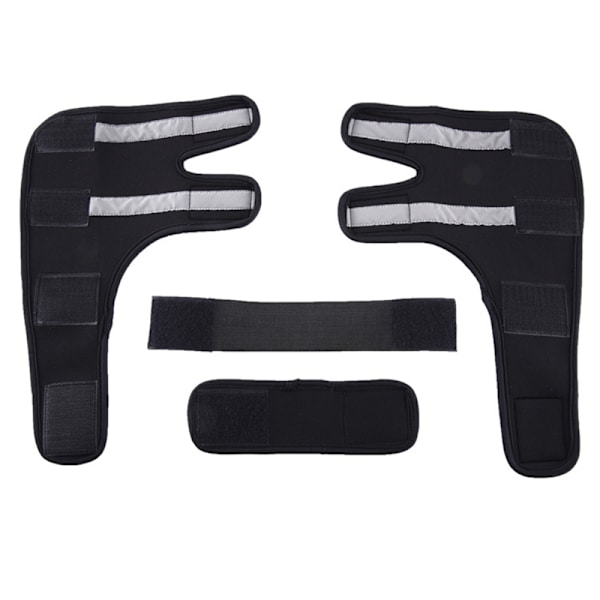 Hundbensskydd för framben, kompressionsbandage, ger extra stöd för hasleden, justerbar, hundvård Black Second Generation M