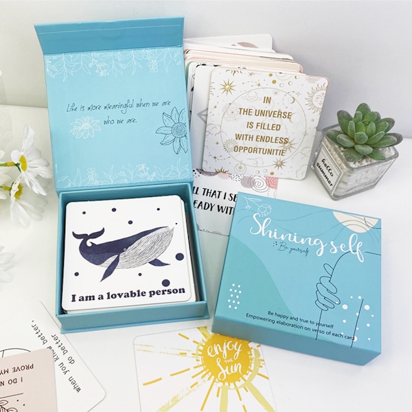 50 st Kvinnor Motiverande Kort Inspirerande Fashonable Attityder Kort För Vuxna 1PCs