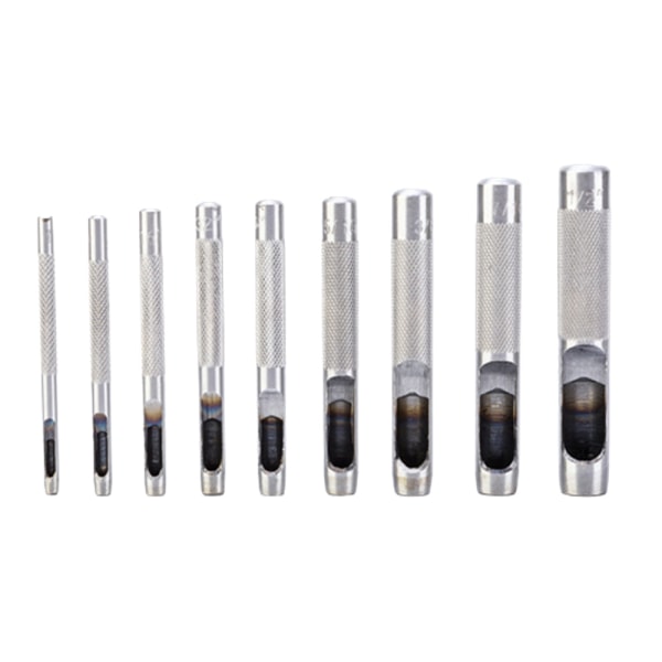 Bälte Punch Set Läder Puncher DIY Läder Punch Tool Universal Metal Puncher
