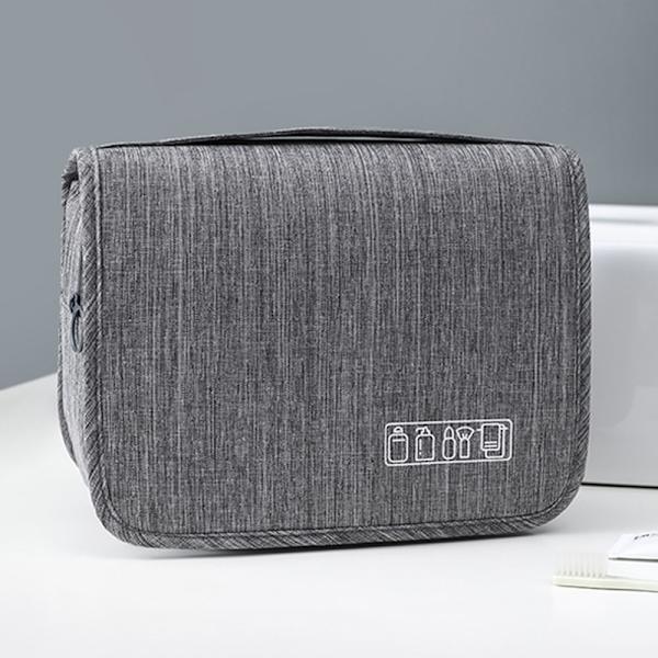 Terylenes Travel Toalett Förvaringspaket Torr Våt Klassificering Reseförvaringsväska för utomhusbruk Grey