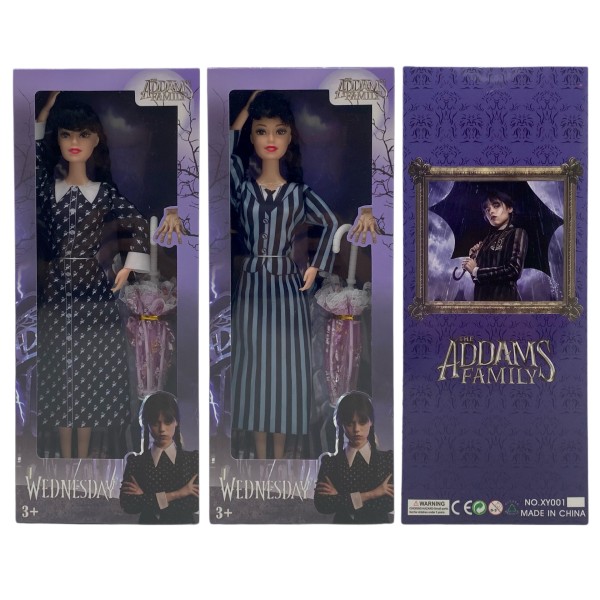 Barnleksaker A Doll Of Wednesday Addams Presenter för flickor 3