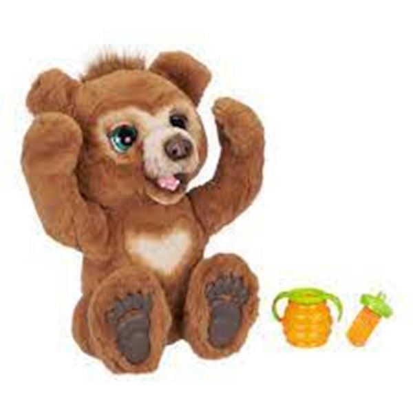 Den Curious Bear Interactive Plyschleksak Bedårande fyllda docka Födelsedagspresent för barn
