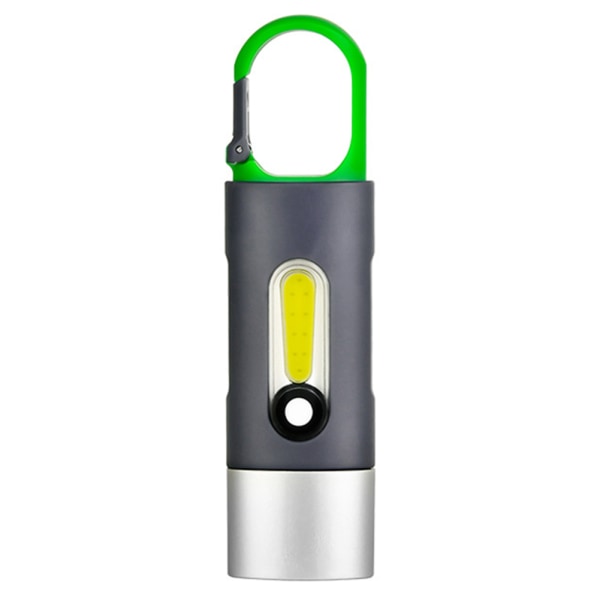 Uppladdningsbar LED-ficklampa med krok-nödfackla för campingvandring XPE (300mAh)
