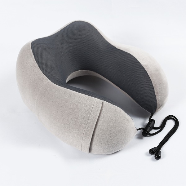 U-form Memory Foam Mjuk nackkudde Rebound Långsam rymdresor Kudde Nackhälsa Gray