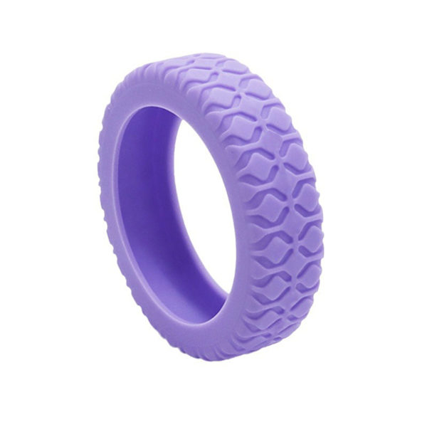 Resväskor Hjulskydd Silikon Tysta Skyddsöverdrag Bullerreducerande Anti-Scratch Resväskor Hjulskydd Purple 1pcs