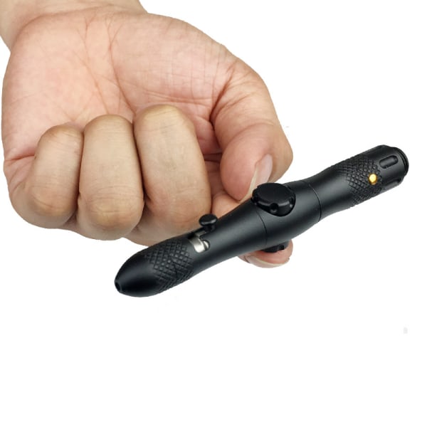 Multifunktion Pen Fidgets Toy With Light Window Breaker Lättvikts antistressleksaker för kvinnor män Black
