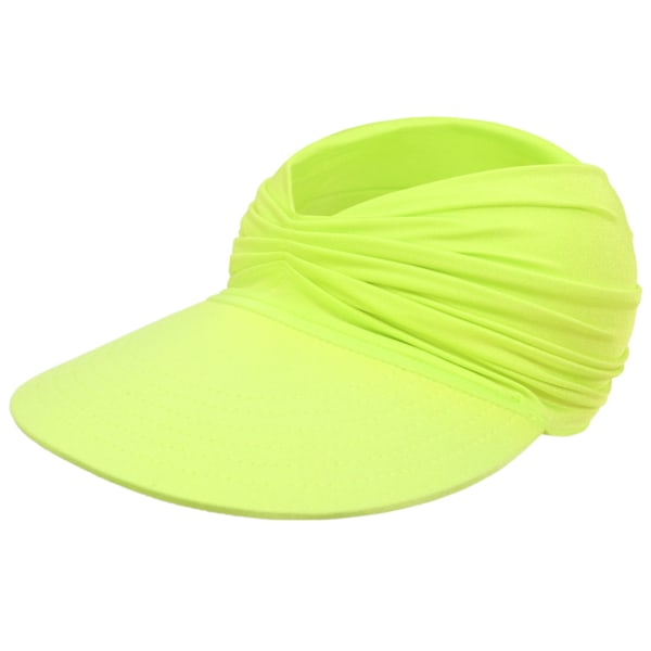 Sommer Dame Solhat Pakkelig Stor Skygge Solskærm Hatte Dame Sommer UV Beskyttelse Strandkasket Fluorescein