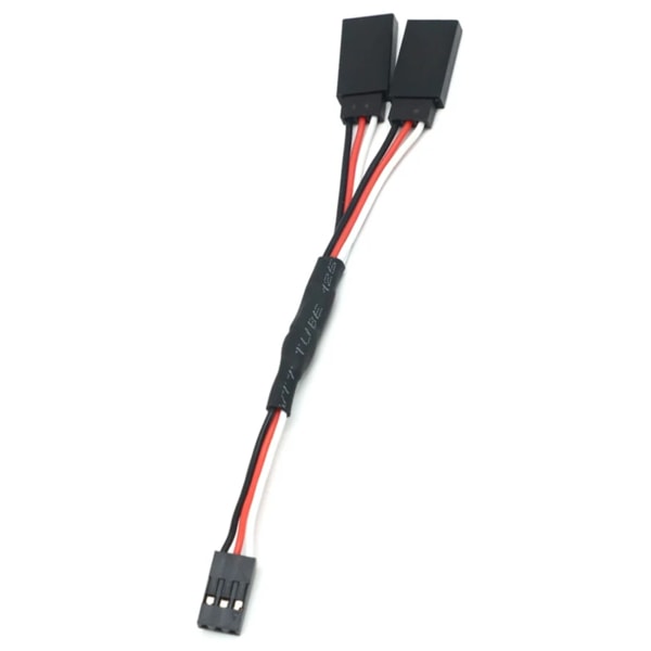 30-kärnig/60-kärnig servoförlängningskabel Y-kabel hane till hona förlängningsledningar för R C-helikoptrar 60 Core Black 20cm