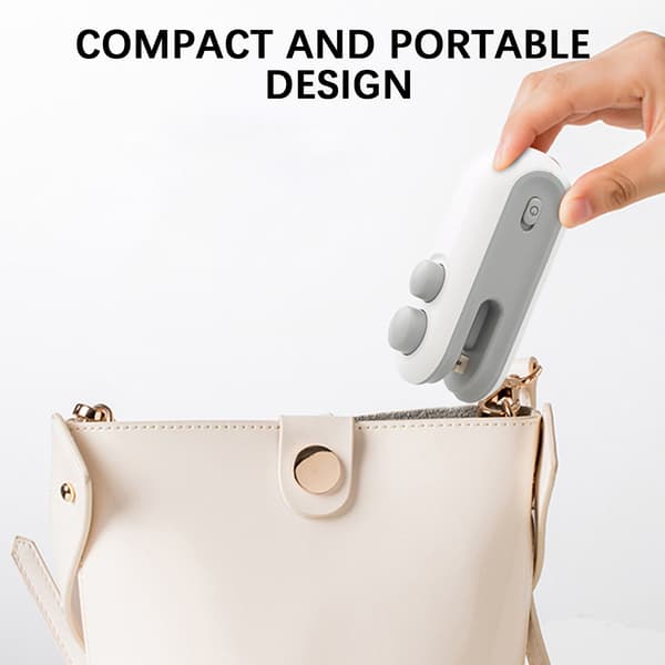 Mini bärbar matförseglingsmaskin Multifunktionell chipspåseförslutare för hemmet USB