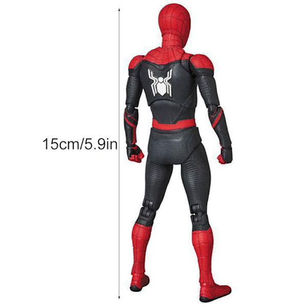Spider Man PVC Action Figur Stationär bil dekorativ prydnad Kollektiv present till fans MAFEX 113 Spiderman