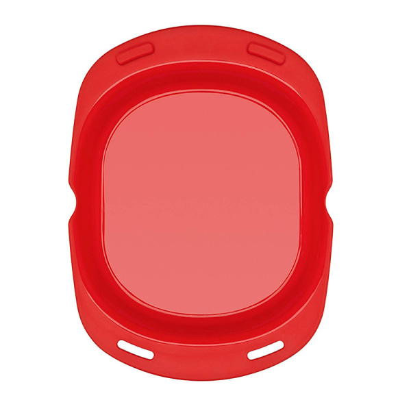 Mikrovågsugn Silikon Omelett Maker Äggrulle Bakplåt Pan Köksmaterial Red