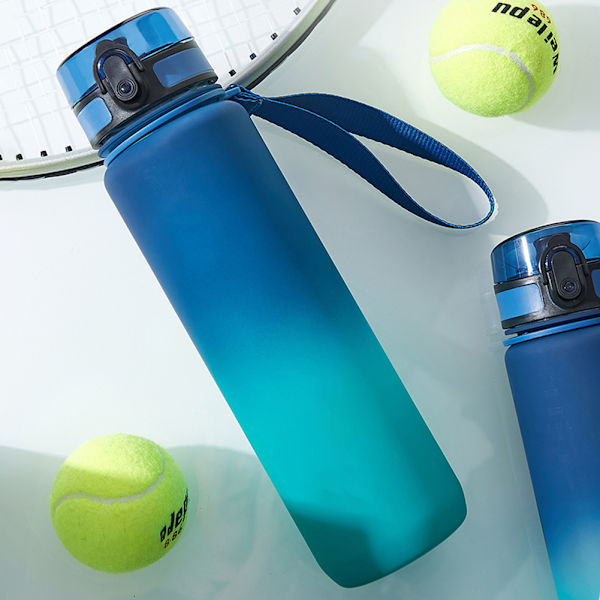 500ml/650ml/1000ml sportvattenkopp i plast Multifunktionell återanvändbar vattenkopp för fitness Blue Or Red 500mL