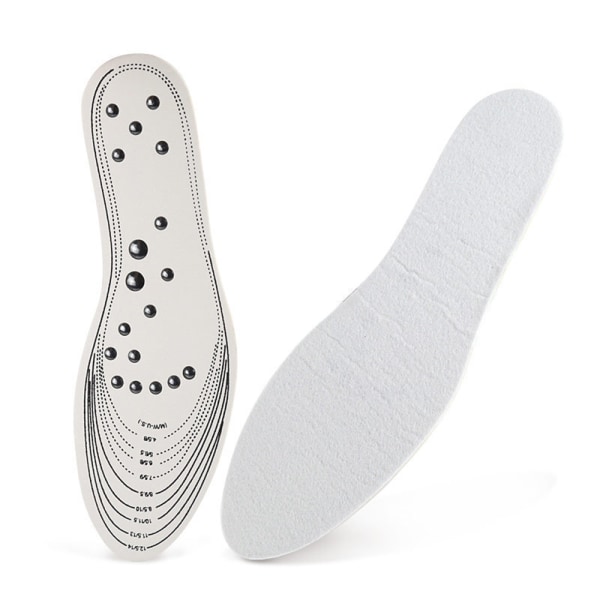 Memorys Foam Magnets Innersulor Återanvändbara Klippbara massagesulor för fotmassage White