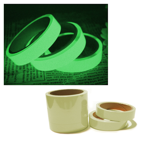 1 rulle självlysande tejp klistermärke 1,5 cm 3 meter Avtagbar vattentät fotoluminescerande Glow In The Dark säkerhetstejp Green 1.5*3m
