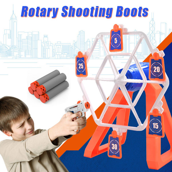 Electric Targets Toy Rotary Games Rotation För Barn Barn Present Julhem