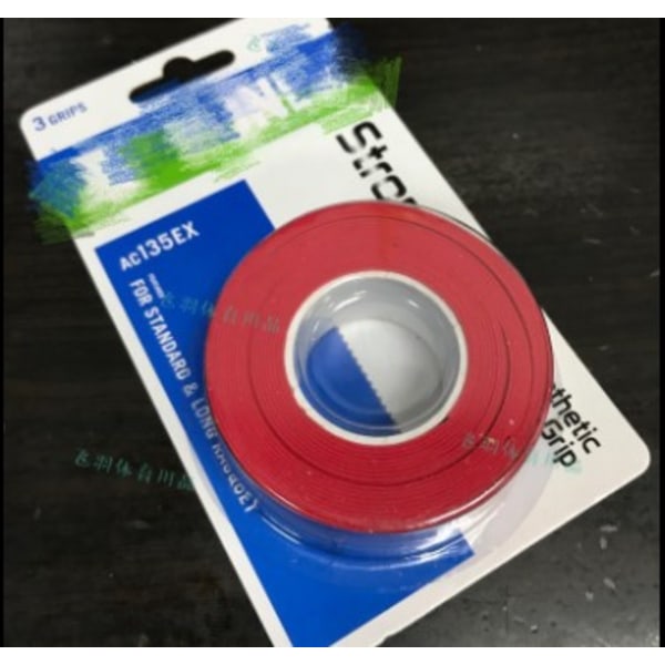 Yonex AC102EX AC135EX Super Grip Badmintongrepp 1 Styck Kan Wrap 3 Grip Äkta Red