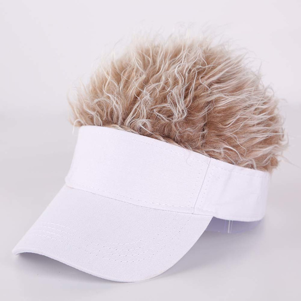 Höstens roliga peruk cap Unisex bärbar sporthatt för utomhusfiske Adjustable