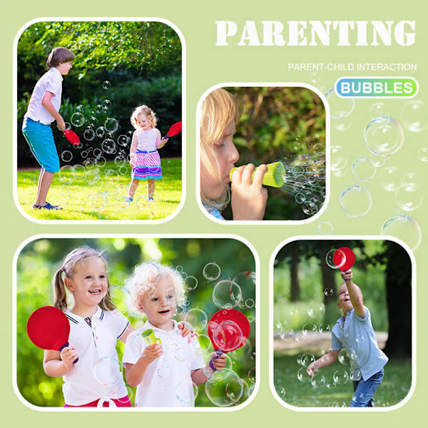 Bubbles Ball Racket Leksaker Förälder-barn Interaktiv Bubbles Ball Bat För Parker A
