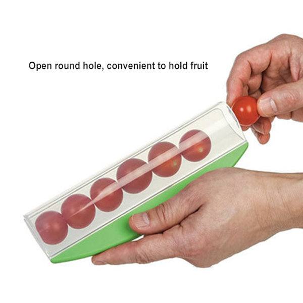 Slicer Tomat Druvskiva Frukt- och grönsakssallad Slicer Körsbärsskiva Lämplig för hushållskök Red