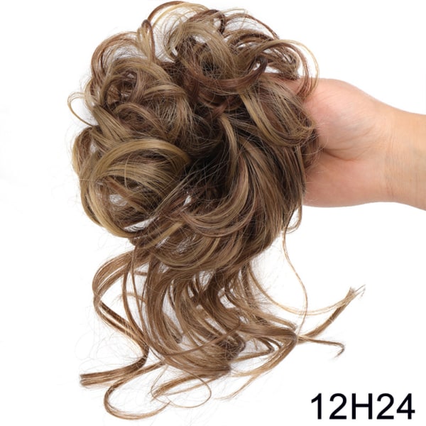 Kvinnors stökiga hårbulle Scrunchies Charmiga snygga hårförlängningar för dagligt bruk AM41 30T4