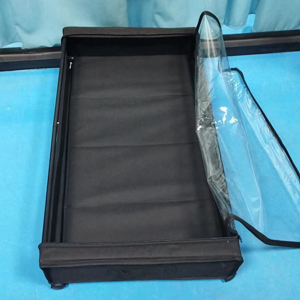Sovrum Under sängen förvaringsbox Multifunktionell flyttbar case för hemmet Gray square Singlet