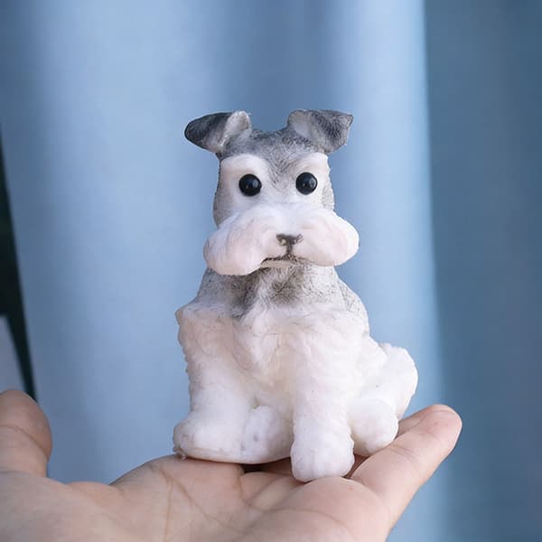 Mini håndlavede Squishys hundelegetøj søde Fidgets legetøj stressbolde til voksne sensorisk stresslegetøj F