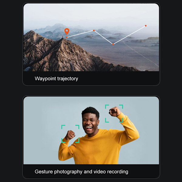 Mini Borstlös Positionering Flygande Drönare Extra Lång Uthållighet Quadcopters Leksaker Nyhet Födelsedagar Present Grey 8K 1B