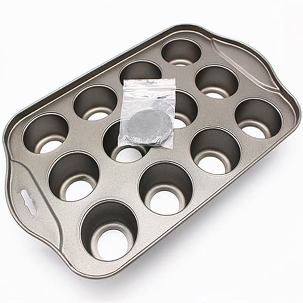 12 Mini tårtbricka Cheesecake Cup Non Stick Muffin Cupcake Bakform