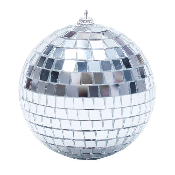 2/3/4 cm Silver Mirror Discos Ball Shining Lasers Glaskulor Hem Julfest Dekor 4cm