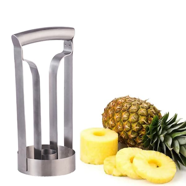Ananasskärare i rostfritt stål Multipurpose Fruktskalare Kökstillbehör Medium