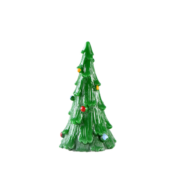 Jultema DIY Mini miniatyrfigur Trädgårdsdeko Jultomten Snögubbe Mikrolandskap för juldekoration 12