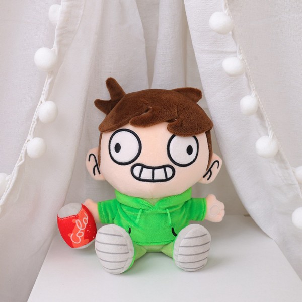 Cool Eddsworld Makeship Plyschleksak Mjuk Bekväm PP Bomull Kramdocka För Barn Pojke Flicka 150g