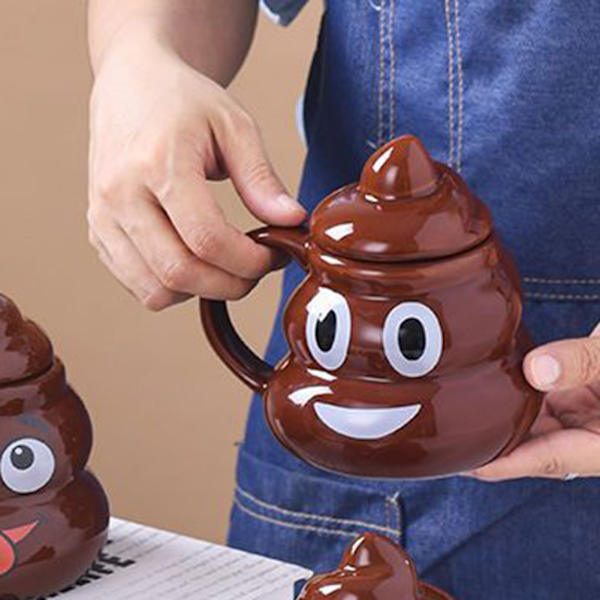 Stygg Prank Bajs Keramik Mugg Multi-Purpose Water Drink Cup For Women Män