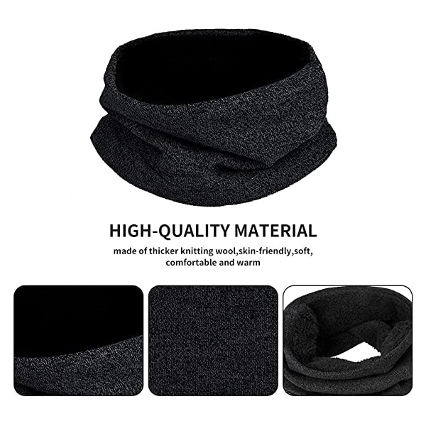 Vinter varm mössa Halsdukshandskar set Unisex vinter varm stickad mössa Halshandske för män kvinnor Brown Three piece Suit