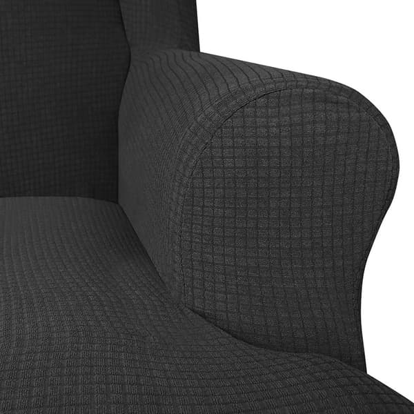 Lutande arm Kung Cover Hög elastisk mjuk cover Halkfri enfärgad Stretch-skydd Light Gray