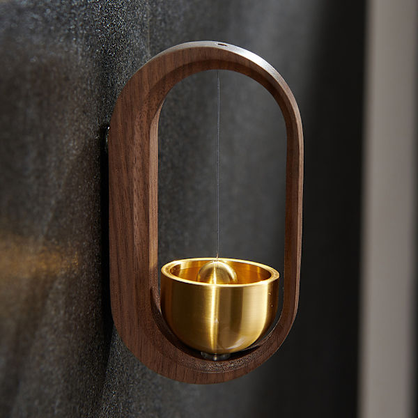 Trä Mässing Dörrklocka Magnetic Windchime B