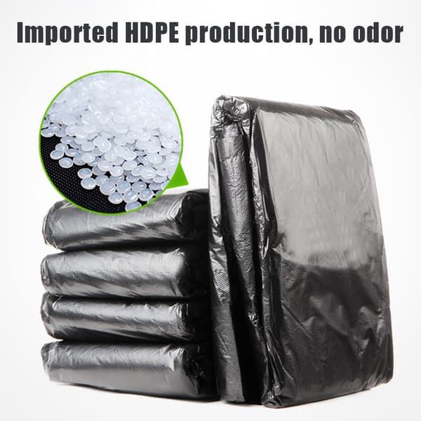 50 st soppåsar svarta tunga liners Starka tjocka soppåsar Bin liners 80*100