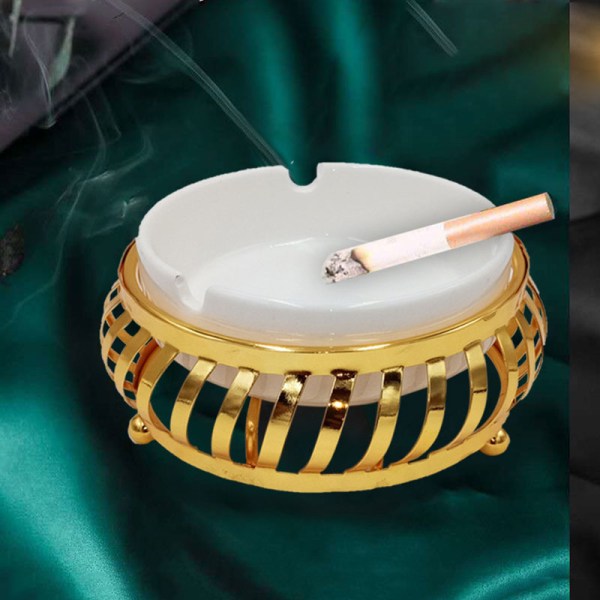 Innovativ Deer Circular Keramisk Askfat Heminredning Tillbehör Bar Vardagsrum Restaurang Askfat Hållare A